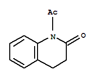 1-乙酰基-3,4-二氢-2(1H)-喹啉酮结构式_229496-38-2结构式