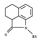Benz[cd]indol-2(1h)-one, 1-ethyl-2a,3,4,5-tetrahydro-(9ci) Structure