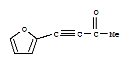 (9ci)-4-(2-呋喃)-3-丁炔-2-酮结构式_23127-72-2结构式