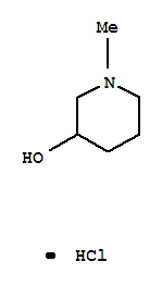 1-甲基哌啶-3-甲醇盐酸盐结构式_23164-45-6结构式
