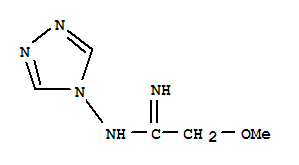 2-甲氧基-n-4H-1,2,4-噻唑-4-基-盐酸乙脒结构式_23195-55-3结构式