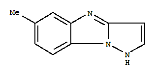 (9ci)-6-甲基-1H-吡唑并[1,5-a]苯并咪唑结构式_231958-91-1结构式