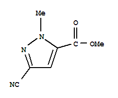 (9ci)-3-氰基-1-甲基-1H-吡唑-5-羧酸甲酯结构式_232281-30-0结构式