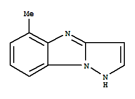 (9ci)-5-甲基-1H-吡唑并[1,5-a]苯并咪唑结构式_232591-62-7结构式
