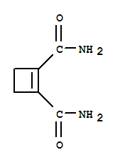 1-环丁烯-1,2-二羧酰胺(8ci,9ci)结构式_23335-15-1结构式