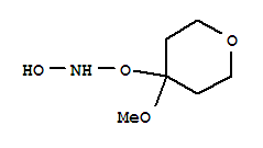 (9ci)-n-羟基-o-(四氢-4-甲氧基-2H-吡喃-4-基)-羟胺结构式_233677-84-4结构式