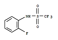 1,1,1-三氟-n-(2-氟苯基)-甲烷磺酰胺结构式_23383-98-4结构式