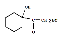 (6ci,7ci,8ci)-溴甲基 1-羟基环己基酮结构式_23386-72-3结构式