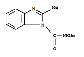 (9ci)-n,2-二甲基-1H-苯并咪唑-1-羧酰胺结构式_23475-50-5结构式