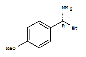 (R)-1-(4-甲氧基苯基)丙烷-1-胺结构式_235083-55-3结构式