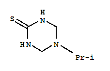 (9ci)-四氢-5-(1-甲基乙基)-1,3,5-三嗪-2(1h)-硫酮结构式_23510-30-7结构式