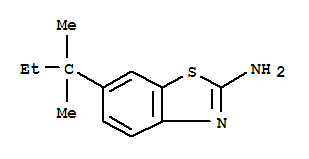 (9ci)-6-(1,1-二甲基丙基)-2-苯并噻唑胺结构式_235101-29-8结构式
