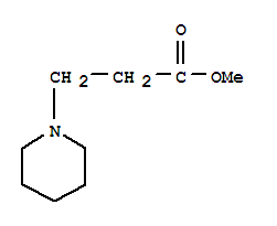 3-(哌啶-1-基)丙酸甲酯结构式_23573-93-5结构式