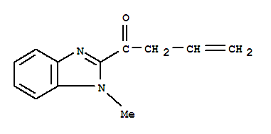(9ci)-1-(1-甲基-1H-苯并咪唑-2-基)-3-丁烯-1-酮结构式_235776-85-9结构式