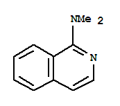 (9ci)-N,N-二甲基-1-异喹啉胺结构式_23724-92-7结构式