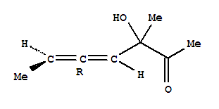 (4s)-(9ci)-3-羟基-3-甲基-4,5-庚二烯-2-酮结构式_237427-27-9结构式