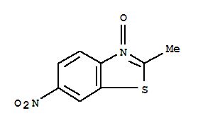 (8ci)-2-甲基-6-硝基-苯并噻唑结构式_23808-66-4结构式