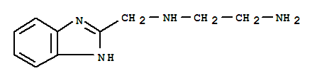 (9ci)-n-(1H-苯并咪唑-2-甲基)-1,2-乙烷二胺结构式_238088-48-7结构式