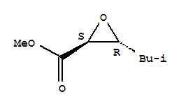 (2s,3r)-(9ci)-3-(2-甲基丙基)-环氧乙烷羧酸甲酯结构式_238413-43-9结构式
