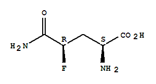 (2R,4S)-5-氨基-2-铵基-4-氟-5-氧代戊酸酯结构式_238418-67-2结构式