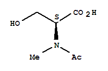 (9ci)-n-乙酰基-n-甲基-L-丝氨酸结构式_239106-36-6结构式 (9ci)-n-乙酰基-n-甲基-L-丝氨酸结构式_239106-36-6结构式