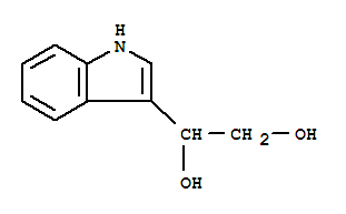(9ci)-1-(1H-吲哚-3-基)-1,2-乙烷二醇结构式_2400-47-7结构式