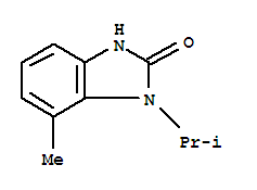 (9ci)-1,3-二氢-7-甲基-1-(1-甲基乙基)-2H-苯并咪唑-2-酮结构式_240143-40-2结构式