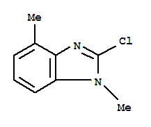 (9ci)-2-氯-1,4-二甲基-1H-苯并咪唑结构式_24133-84-4结构式