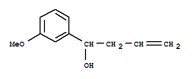 1-(3-甲氧基苯基)-3-丁烯-1-醇结构式_24165-65-9结构式