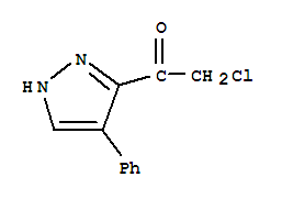 (8ci)-氯甲基 4-苯基吡唑-3-基酮结构式_24301-64-2结构式