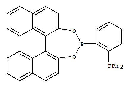 (R)-(+)-2-[2-(二苯基膦)苯基]-1,2,3-二萘并(d12,f12)二噁膦结构式_245430-28-8结构式