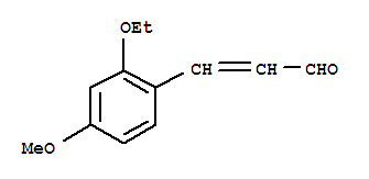 (9ci)-3-(2-乙氧基-4-甲氧基苯基)-2-丙烯醛结构式_245650-60-6结构式