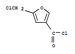 (9ci)-5-(氯甲基)-3-呋喃羰酰氯结构式_246178-77-8结构式
