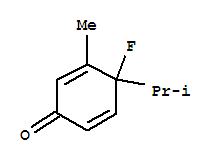 (9ci)-4-氟-3-甲基-4-(1-甲基乙基)-2,5-环己二烯-1-酮结构式_246228-99-9结构式