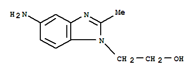 (9ci)-5-氨基-2-甲基-1H-苯并咪唑-1-乙醇结构式_247109-31-5结构式