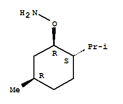 (9ci)-o-[(1r,2s,5r)-5-甲基-2-(1-甲基乙基)环己基]-羟胺结构式_247142-89-8结构式