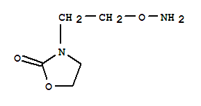 (9ci)-3-[2-(氨基氧基)乙基]-2-噁唑烷酮结构式_248275-24-3结构式