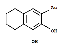 (9ci)-1-(5,6,7,8-四氢-3,4-二羟基-2-萘)-乙酮结构式_248595-14-4结构式