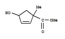 (9ci)-4-羟基-1-甲基-2-环戊烯-1-羧酸甲酯结构式_249537-10-8结构式