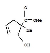 (9ci)-2-羟基-1-甲基-3-环戊烯-1-羧酸甲酯结构式_249537-15-3结构式