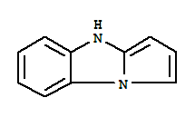 4H-吡咯并[1,2-a]苯并咪唑(8ci,9ci)结构式_24990-52-1结构式