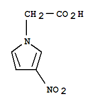 (9ci)-3-硝基-1H-吡咯-1-乙酸结构式_250647-52-0结构式
