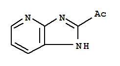 (9ci)-1-(1H-咪唑并[4,5-b]吡啶-2-基)-乙酮结构式_250651-53-7结构式