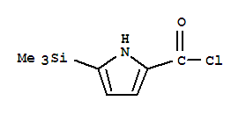 (9ci)-5-(三甲基甲硅烷基)-1H-吡咯-2-羰酰氯结构式_250722-66-8结构式