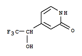 (9ci)-4-(2,2,2-三氟-1-羟基乙基)-2(1H)-吡啶酮结构式_251352-67-7结构式