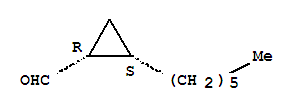 (1r,2s)-(9ci)-2-己基-环丙烷羧醛结构式_252009-68-0结构式