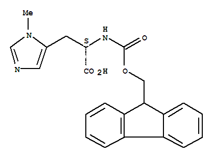 Fmoc-l-his(3-me)-oh结构式_252049-16-4结构式