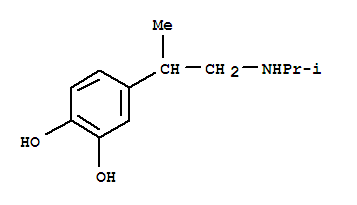 (9ci)-4-[1-甲基-2-[(1-甲基乙基)氨基]乙基]-1,2-苯二醇结构式_252212-81-0结构式