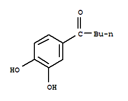 1-(3,4-二羟基苯基)-1-戊酮结构式_2525-01-1结构式