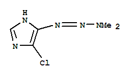 (9ci)-4-氯-5-(3,3-二甲基-1-三氮杂烯)-1H-咪唑结构式_252552-02-6结构式